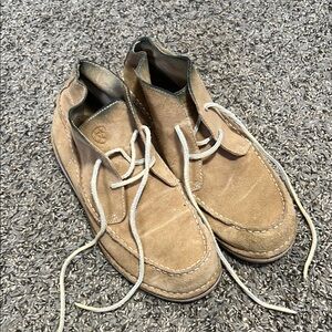 Ariat Tan Ankle Boots Suede Booties